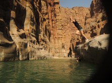 Wadi Mujib lead to only feeling of joy and awe. Beautiful canyoning and amazing place for hiking, climbing and swimming.